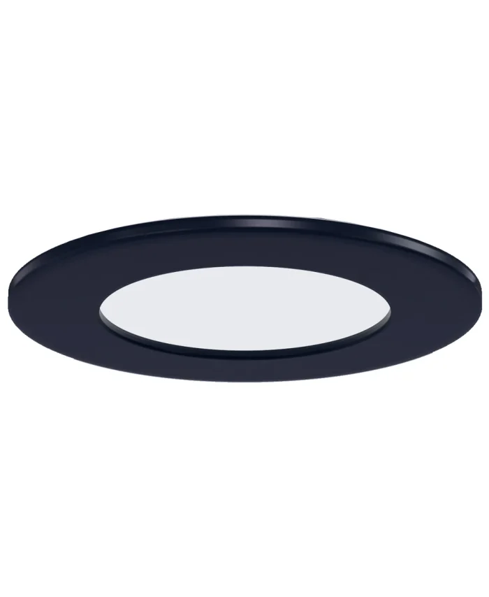 Liteline 4" SlimLED 5CCT Recessed Downlight Black 9W Wet, Model SLM4-CCT-BK