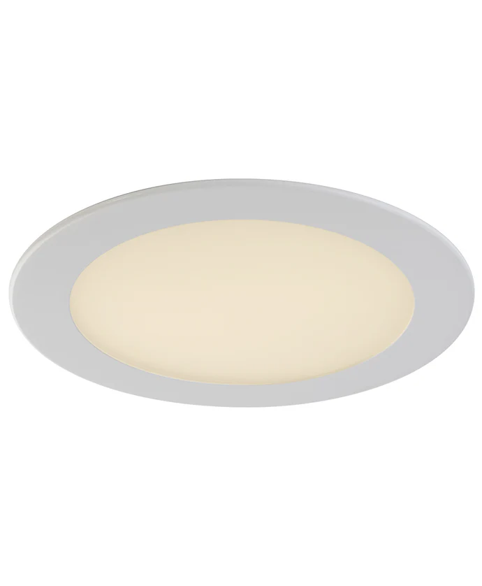 Liteline 6" SlimLED Round Recessed Downlight - CCT Selectable - White, Model SLM6-CCT-WH